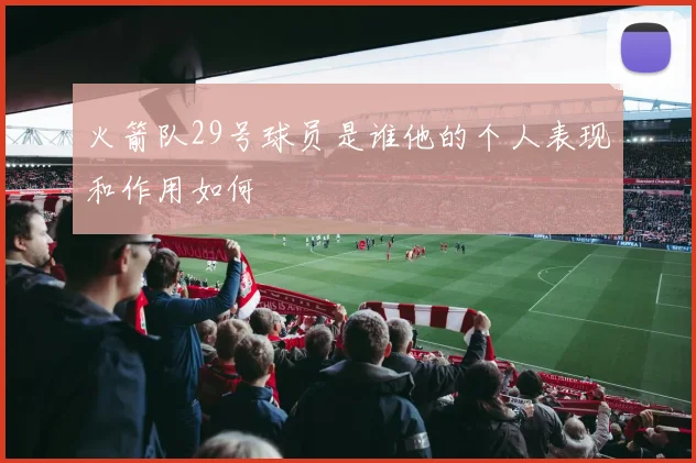 火箭队29号球员是谁他的个人表现和作用如何
